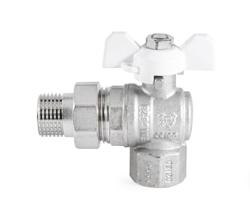 Кран с полусгоном PROFACTOR 1/2" угловой (80/10) фото в интернет-магазине САНТЕХСИТИ