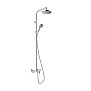 Hansgrohe Vernis Blend Душевая стойка с верхним душем 200 1jet с термостатом для ванны, цвет: хром фото в интернет-магазине САНТЕХСИТИ