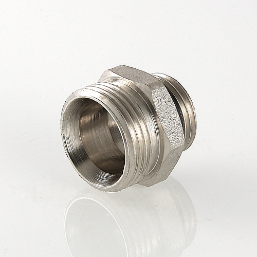 Резьбовой фитинг VALTEC Ниппель переходной 1/2"х3/4ЕК нар.-нар. фото в интернет-магазине САНТЕХСИТИ