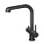 Смеситель для кухни с подключением фильтра и выдвижной лейкой Timo Saona 2346/03FL черный фото в интернет-магазине САНТЕХСИТИ