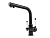 Смеситель KAISER Vincent кухня Ø35, однорукий, боковой под фильтр (черный мрамор) фото в интернет-магазине САНТЕХСИТИ