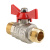 Кран шаровый VALTEC 3/4" нар.-нар. рукоятка бабочка фото в интернет-магазине САНТЕХСИТИ