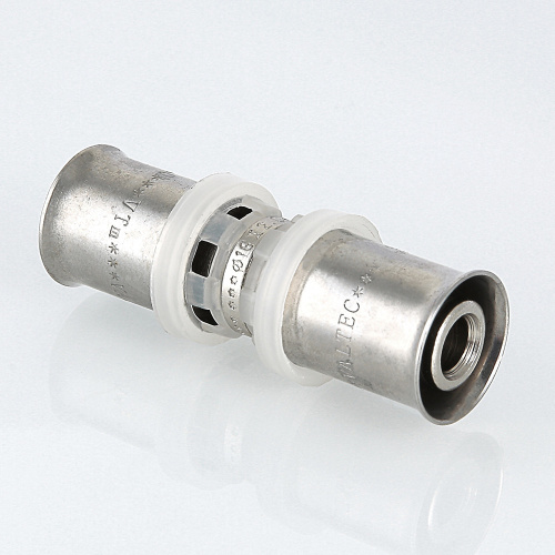 Пресс фитинг VALTEC Соединитель 16х16 фото в интернет-магазине САНТЕХСИТИ