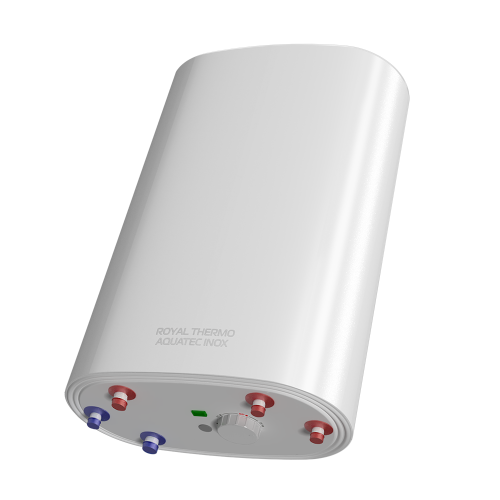 Бойлер косвенного нагрева Royal Thermo настенный со встроенным сухим тэном AQUATEC INOX-F 100 литров фото в интернет-магазине САНТЕХСИТИ