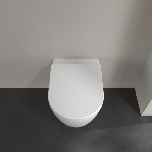 Подвесной унитаз Villeroy & Boch Avento 5656HR01 alpin, безободковый фото в интернет-магазине САНТЕХСИТИ