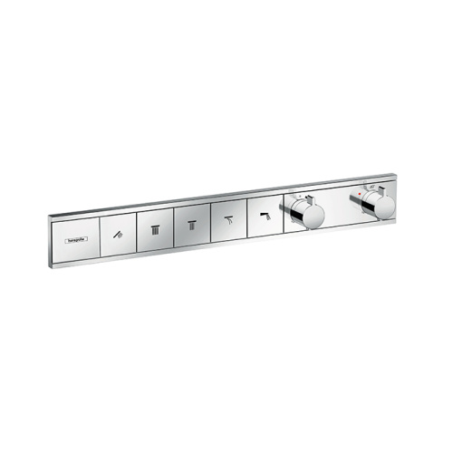 Hansgrohe RainSelect Термостат для душа, 5 источников, внешняя часть, цвет: хром фото в интернет-магазине САНТЕХСИТИ