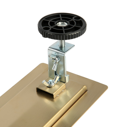 Трап для душа TIM с решеткой глянцевое золото (сух. затвор,горизонт. выпуск) 70*600 фото в интернет-магазине САНТЕХСИТИ