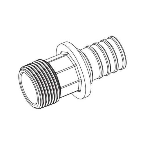 Аксиальный фитинг REHAU Муфта с переходом на нар.р. 25х1 фото в интернет-магазине САНТЕХСИТИ