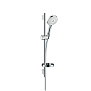 Hansgrohe Raindance Select S Душевой набор: штанга 65см., ручной душ 120, 3jet (Rain, RainAir, WhirlAir), мыльница, шланг, цвет: белый/хром фото в интернет-магазине САНТЕХСИТИ