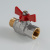 Кран шаровый VALTEC ГОСТ 1/2" вн.-нар. рукоятка бабочка фото в интернет-магазине САНТЕХСИТИ