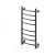 Полотенцесушитель НИКА с греющим кабелем WAY I 80/40 U (RAL9005 mat) фото в интернет-магазине САНТЕХСИТИ