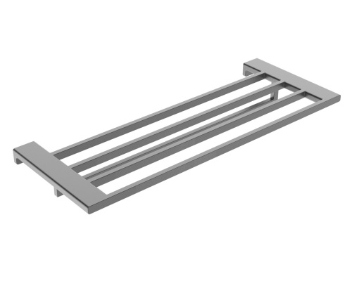 Полотенцедержатель с полкой серый VIEIR V5220G фото в интернет-магазине САНТЕХСИТИ
