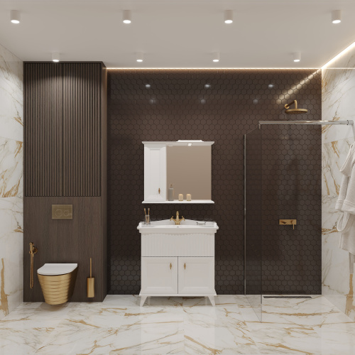 85 Зеркало-шкаф Retro 85 №2 фото в интернет-магазине САНТЕХСИТИ