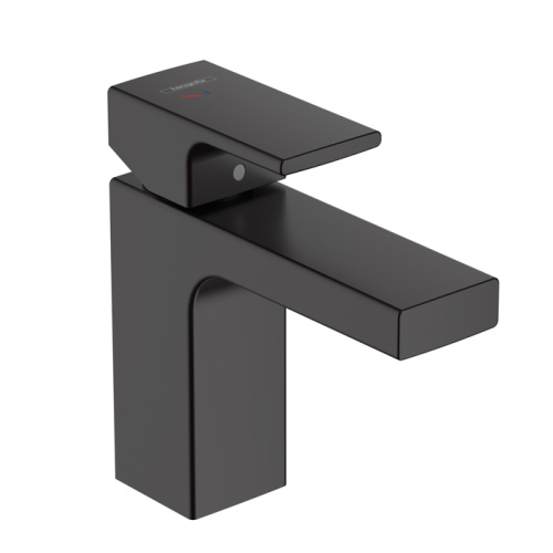 Hansgrohe Vernis Blend Смеситель для раковины, излив 100 мм, цвет: матовый черный фото в интернет-магазине САНТЕХСИТИ