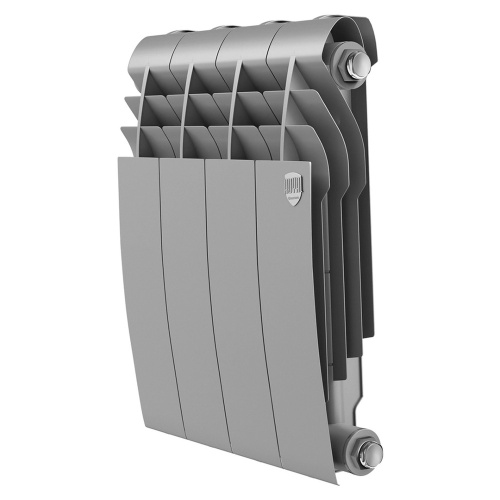 Радиатор биметаллический Royal Thermo BiLiner 350 /Silver Satin - 4 секций фото в интернет-магазине САНТЕХСИТИ