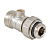 Кран VALTEC для нижнего подкл. рад. под евроконус 1/2"х3/4EK (25/150) фото в интернет-магазине САНТЕХСИТИ