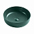 Умывальник накладной A607CDGM зеленый матовый круглый без перелива (440*440*140 мм) фото в интернет-магазине САНТЕХСИТИ